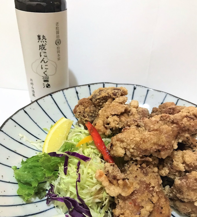 福岡県朝倉市のふるさと納税 頑張ろう朝倉！【朝倉産】熟成にんにく醤油セット しょうゆ