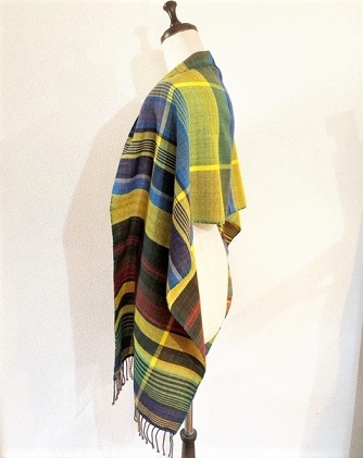 ito to iro 手染め・手織り仕上「ストール」メリノウール100%（B) ファッション小物 