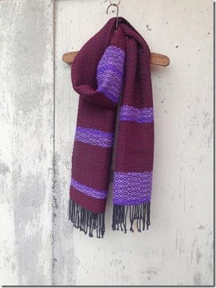 ito to iro 手染め・手織り仕上 メリノウール100％ クラックル織りストール ファッション小物 