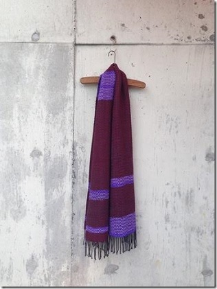 ito to iro 手染め・手織り仕上 メリノウール100％ クラックル織りストール ファッション小物 