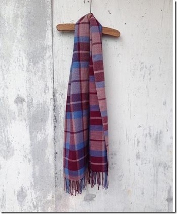ito to iro 手染め・手織り仕上 メリノウール100％　ストール【3】 ファッション小物 
