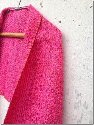 ito to iro 手染め・手織り仕上 メリノウール100％ オーバーショット織り ストール ファッション小物 