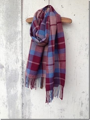 ito to iro 手染め・手織り仕上 メリノウール100％　ストール【3】 ファッション小物 