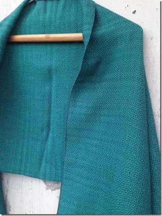 ito to iro 手染め・手織り仕上 シルクウール 網代斜紋 ストール【A】 ファッション小物 