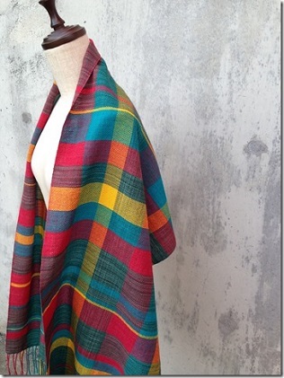 ito to iro 手染め・手織り仕上「ストール」メリノウール100%ストール【2】 ファッション小物 