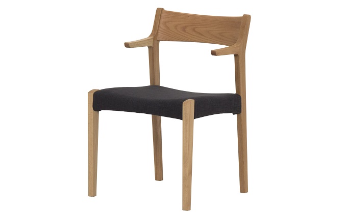 ナガノインテリア ダイニング チェア 『REAL』 DC343-1W 人間工学に基づいた設計 家具 椅子 疲れにくい 食卓 家族 