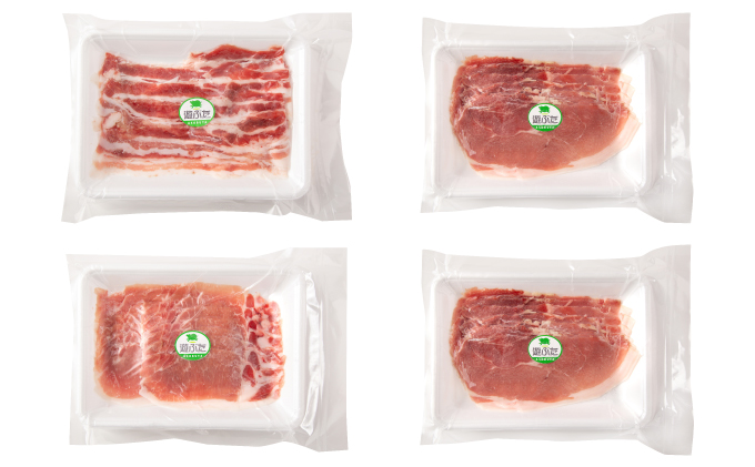 北海道十勝の放牧豚”遊ぶた”お手軽しゃぶしゃぶ800gセット お肉 豚肉 バラ スライス モモ ロース 詰め合わせ 