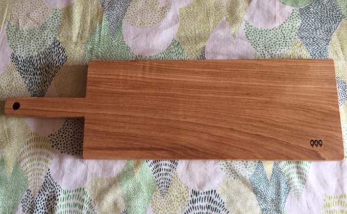 十勝の木のうつわ［天然木製］ カッティングボード 46cm×14cm【 工芸品 雑貨 日用品 調理器具 まな板 食器 器 皿 北海道 十勝 幕別 】