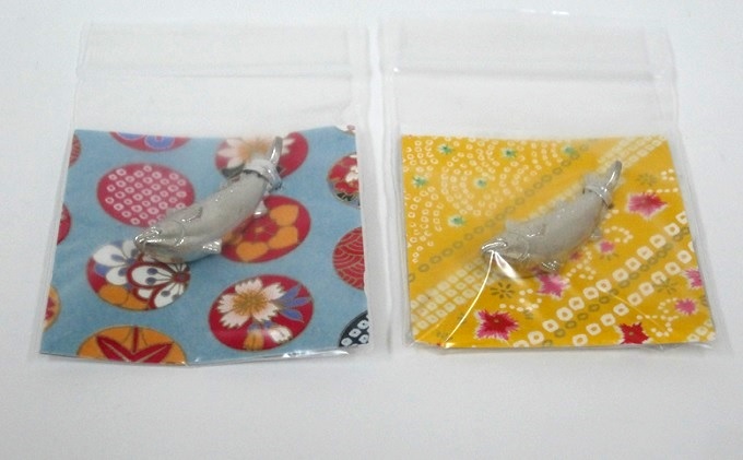 鯖の箸置き　2つ　錫（すず）製 食器 雑貨 日用品 