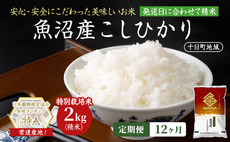 令和7年産！県認証特別栽培魚沼産コシヒカリ【農家直送！】 6kg(2kg×3