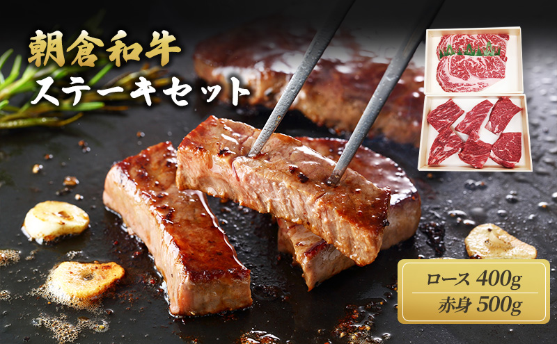 【福岡県朝倉市】井上牧場 朝倉和牛 ステーキセット ※配送不可:離島 ロース お肉 牛肉 モモ