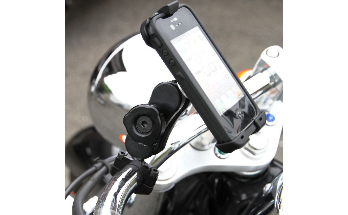 マルチマウントベースφ25　φ22.2ハンドル用 汎用クランプ NAVI-MS-HN-222B25 雑貨 日用品 