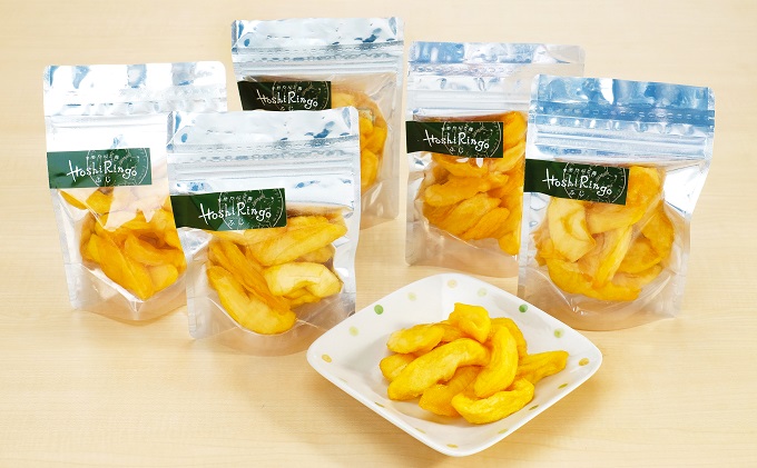 宇野りんご園のドライフルーツ アップル5個セット（干しりんご）長野 信州 坂城 林檎 加工食品 リンゴ 