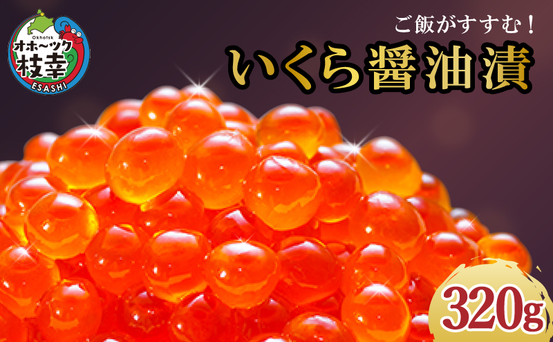 北海道枝幸町のふるさと納税 永光のいくら醤油漬け 320g オホーツク枝幸産【 いくら 魚貝類 魚卵 北海道 オホーツク 枝幸 】