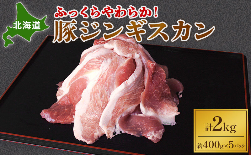 【北海道幕別町】ふっくらやわらか!北海道 豚ジンギスカン2kg【 ジンギスカン 豚肉 豚 ぶた 焼肉 BBQ バーベキュー 味付き 味付き肉 タレ アウトドア キャンプ お取り寄せ 冷凍 小分け 保存 北海道 十勝 幕別 ふるさと納税 送料無料 】