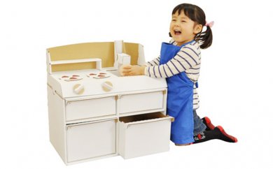 ダンボールシステムキッチン 雑貨 おもちゃ 玩具 段ボール 