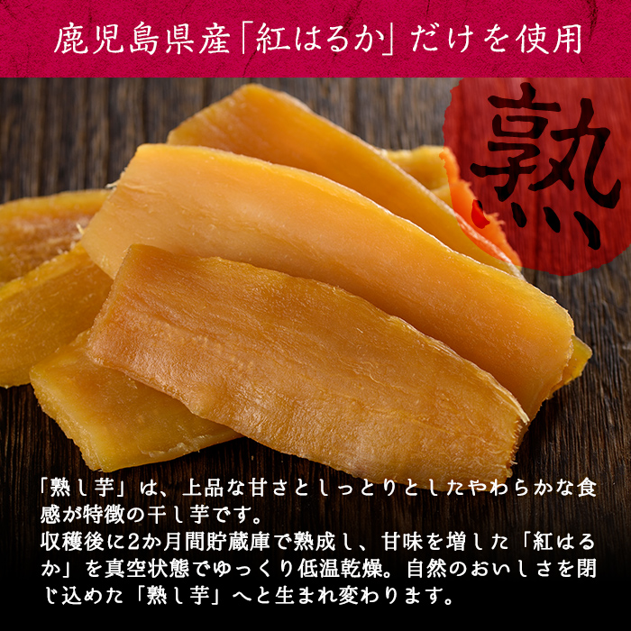 鹿児島県志布志市のふるさと納税 熟し芋 計800g(80g×10袋)日本農業新聞一村逸品大賞を受賞した干し芋! a7-024