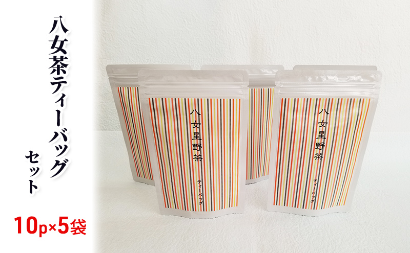 【福岡県朝倉市】お茶 ティーバッグ 10p入り×5袋 八女茶 緑茶 煎茶 星野茶