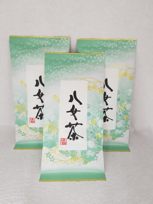 八女茶 約100g×3袋 緑茶 茶葉 上級 煎茶 星野茶 お茶 