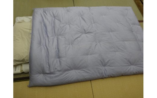 エジプト綿入り「究極の掛ふとん」（ブルー）【CW74W】