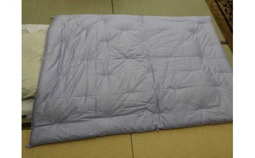 エジプト綿入り肌掛ふとん　（ブルー）【CW75W】