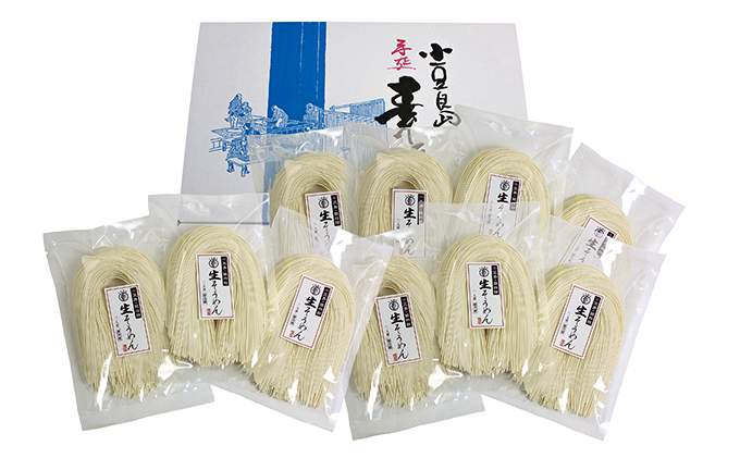 【 小豆島 】小豆島・銀四郎　手延べ生そうめん 麺類 素麺 