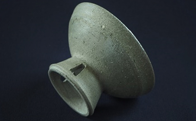 寒風須恵器　高坏（作：三浦 雅人） 民芸品 工芸品 