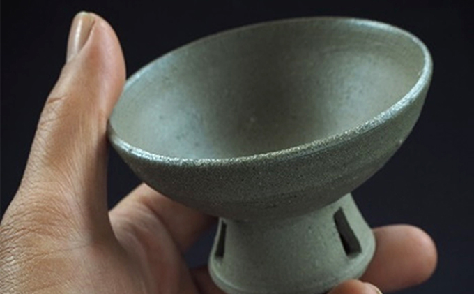 寒風須恵器　高坏（作：三浦 雅人） 民芸品 工芸品 