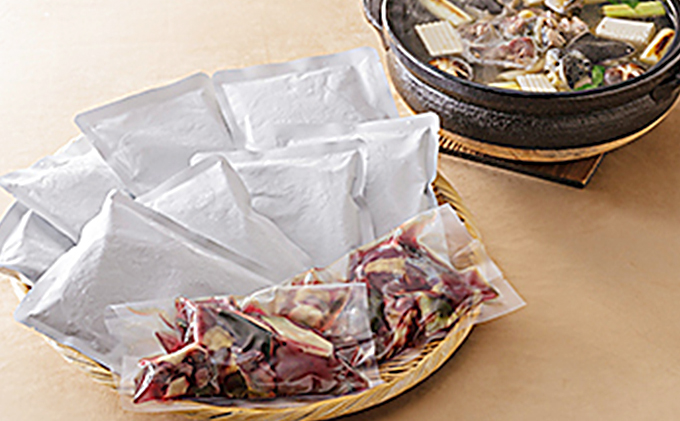 静岡県浜松市のふるさと納税 服部中村養鼈場　すっぽん鍋「まる」セットB 肉の加工品 鍋セット