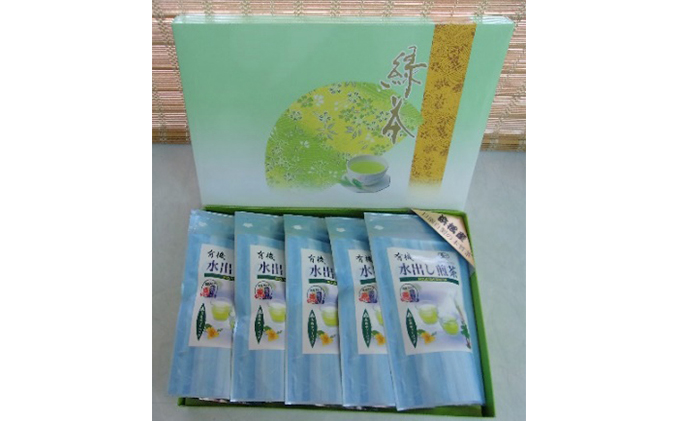 静岡県浜松市のふるさと納税 お茶 浜松産 有機水出し 煎茶 セット 5g × 20パック入 × 5袋 緑茶 ティーバッグ 日本茶 飲料