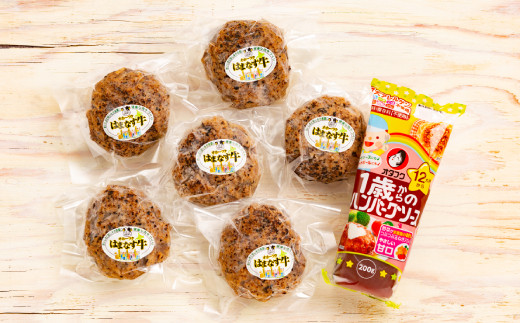 13-91 【年内配送12月8日入金まで】オホーツクはまなす牛ハンバーグステーキセット within2025