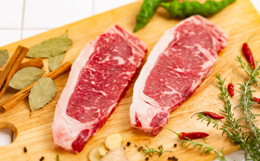 15-248 【年内配送12月15日入金まで】北海道ハーブ牛ロースステーキ(320g) within2025