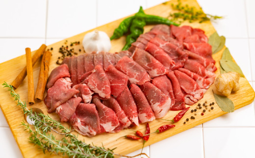 24-62 【年内配送12月15日入金まで】北海道ハーブ牛切り落とし(1.1kg) within2025