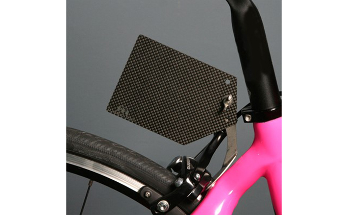 J.CDJレーシングナンバープレート（平織り） 雑貨 日用品 ロゴ 自転車 ステッカー 