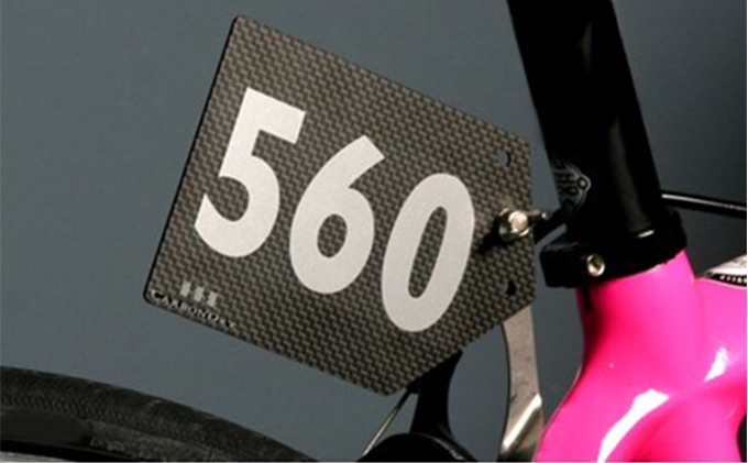 J.CDJレーシングナンバープレート（平織り） 雑貨 日用品 ロゴ 自転車 ステッカー 