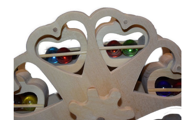 おもちゃ 手作り 木のおもちゃ 工作用煌めくミニ観覧車 観覧車 ミニ 玩具 赤ちゃん 子供 雑貨 