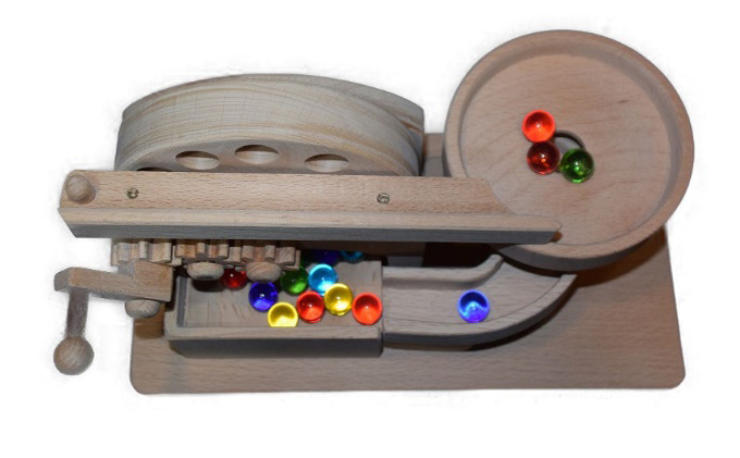 おもちゃ 手作り 木のおもちゃ ビー玉からくり プチ円盤トルネード からくり 玩具 赤ちゃん 子供 雑貨 