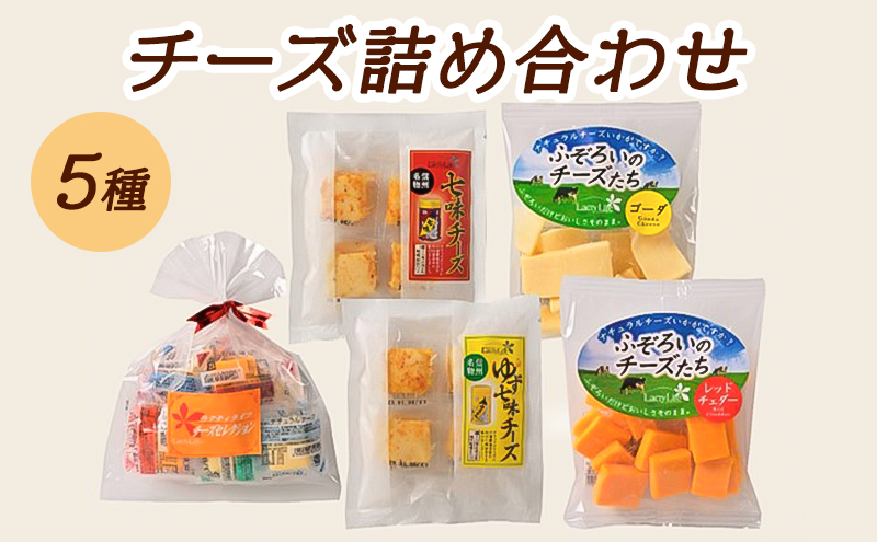 5種のチーズ詰め合わせおつまみ 詰め合わせ セット 長野 信州