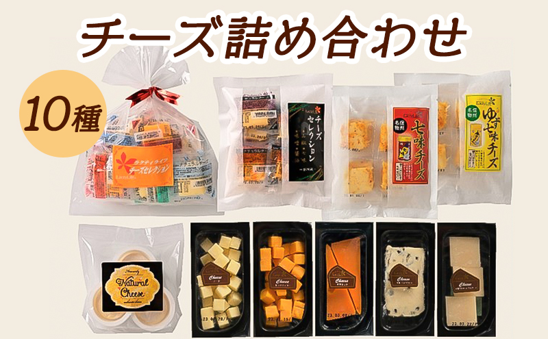 長野県小諸市のふるさと納税 10種のチーズの詰め合わせおつまみ 詰め合わせ  セット 長野 信州 小諸 乳製品 加工食品 盛り合わせ