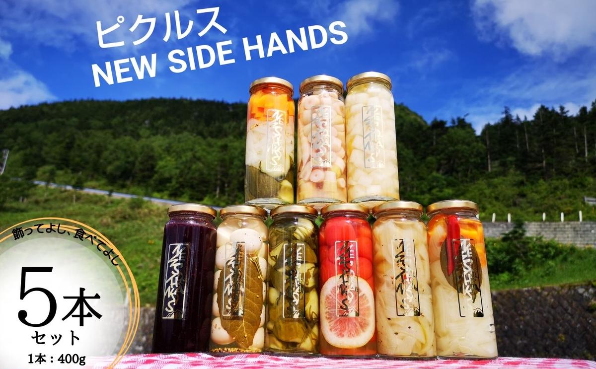 NEW SIDE HANDS ピクルス（L）5本入 加工食品 野菜加工品 野菜 瓶詰 