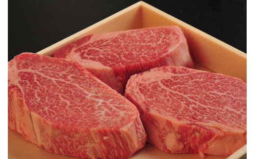 佐賀県みやき町のふるさと納税 DP006　幻の部位！佐賀牛シャトーブリアンステーキ400g（2枚）　佐賀牛ヒレステーキ600g（3枚）　総量1kg