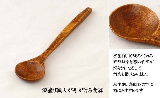 佐賀県みやき町のふるさと納税 AO009　【天然木漆器】ティースプーン（5本）