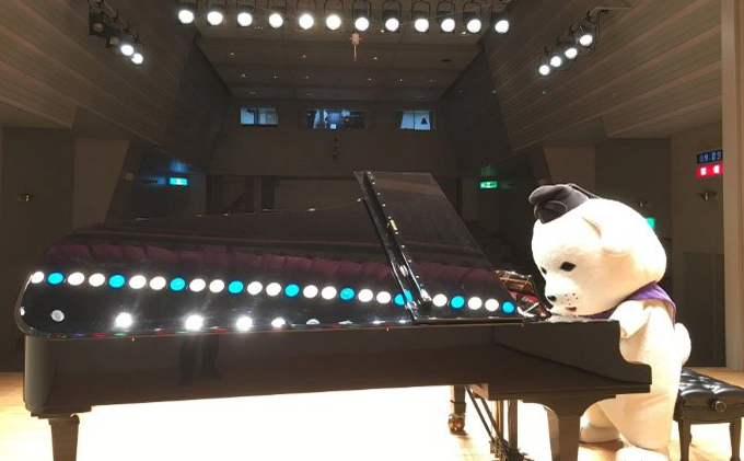 王寺町やわらぎ会館での「スタインウェイピアノ」舞台での演奏券 体験チケット 