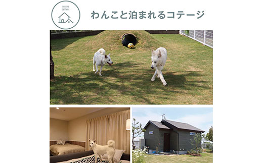 ONW004　ONIWAご利用券3,000円×5枚 ＜ゆったり空間で贅沢キャンプ わんこと泊まれるコテージ＞