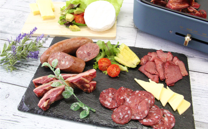 エゾシカ肉加工品セットA 北海道 南富良野町 エゾシカ 鹿肉 鹿 ソーセージ サラミ ハム ベーコン セット 詰合せ 贈り物 ギフト ジビエ 