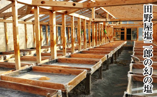 高知県田野町のふるさと納税 【四国一小さなまち】田野屋塩二郎の完全天日塩　幻の塩　万能用　３Kg