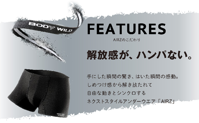 BODYWILD AIRZ ボクサーパンツ Mサイズ 3枚セット ブラック2枚 ネービーブルー1枚 ファッション 服 下着 グンゼ GUNZE M ボクサー パンツ 