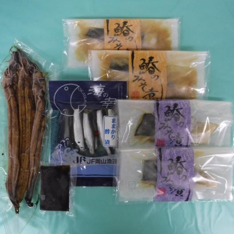 瀬戸内海産 地物 詰合せ 【配達不可：離島】 あなご 鰆 鯛 ままかり 加工食品 穴子 魚貝類 