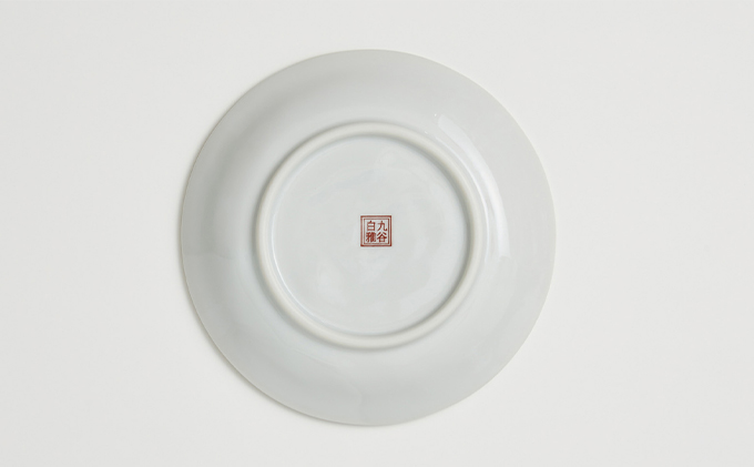 九谷焼 4.5号皿揃・吉田屋絵変り(5枚セット) a01 焼き物 民芸品