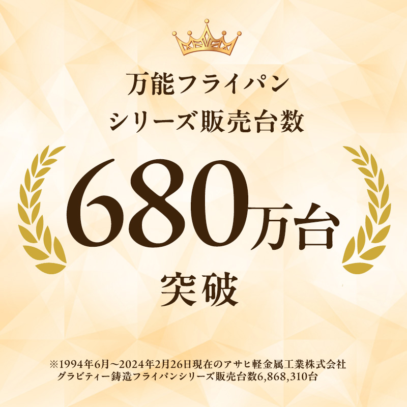 期間限定寄附額 [ オールライト 22cm・ダイヤモンドグレー ]ガラス蓋付き フライパン 深型 アサヒ軽金属